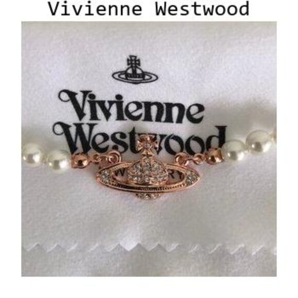 NWT Vivienne Westwood Mini Bas Relief Choker Necklace - Picture 2 of 5
